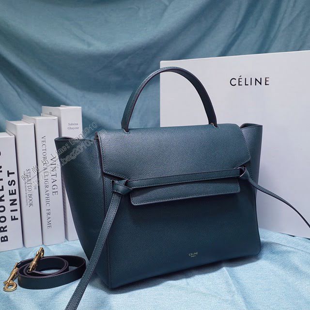 Celine女包 賽琳掌紋牛皮大號手提包 Celine belt bag鯰魚包 189103  slyd2043
